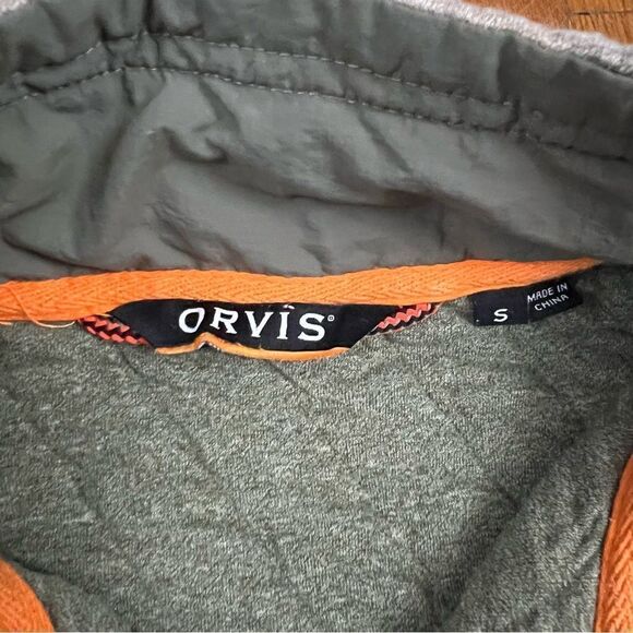 Orvis Outdoor Quilted Snap Sweatshirt men’s Small - Picture 5 of 7